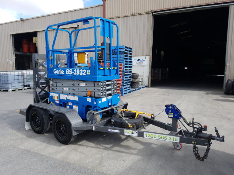 Scissor Lift + Trailer 1932 (5.7m platform height)Ezyuphire